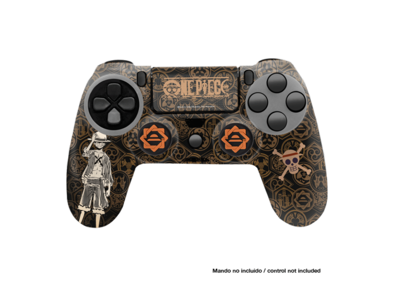 One Piece - PS4 Combo Pack - Hard Case voor Controller - Thumb Grips en Lightbar Sticker One Piece - PS4 Combo Pack - Hard Case voor Controller - Thumb Grips en Lightbar Sticker
