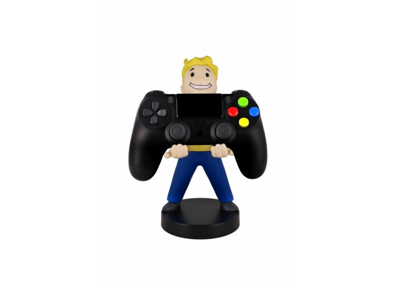 Cable Guy - Vault boy 76 telefoonhouder - game controller stand met usb oplaadkabel 8 inch Cable Guy - Vault boy 76 telefoonhouder - game controller stand met usb oplaadkabel 8 inch