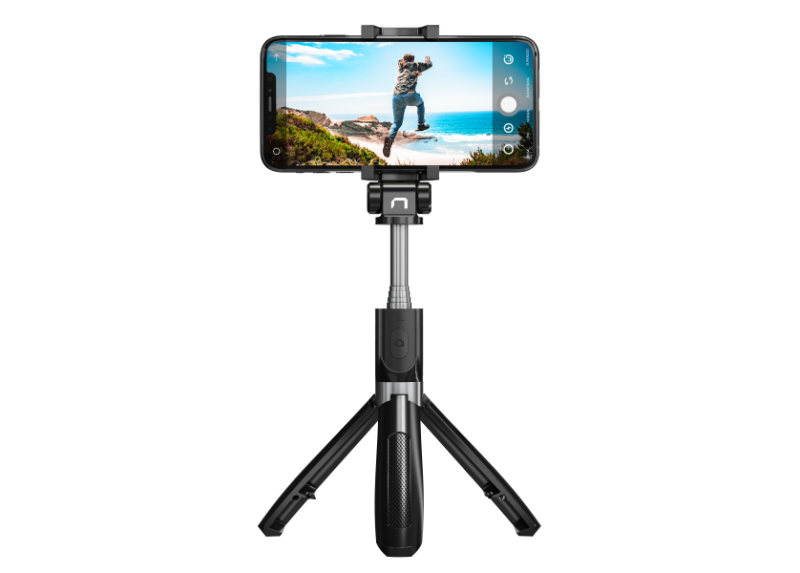 Natec Alvito draadloze selfie stick met tripod functie en bluetooth 4.0 Natec Alvito draadloze selfie stick met tripod functie en bluetooth 4.0