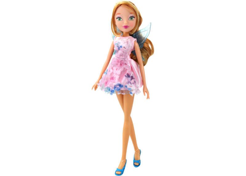 Winx MAGICAL SHINE Flora speelpop - 26cm Winx MAGICAL SHINE Flora speelpop - 26cm