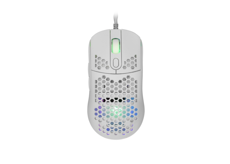 White Shark gaming muis galahad - 6400 DPI - wit - RGB White Shark gaming muis galahad - 6400 DPI - wit - RGB