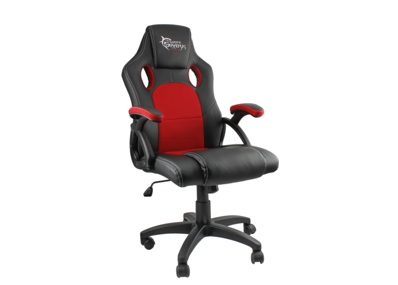 White Shark gaming stoel kings throne zwart-rood