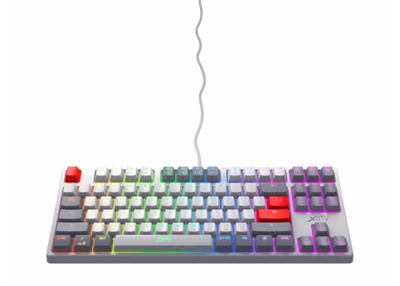 Xtrfy K4 TKL - Mechanisch Gaming toetsenbord met RGB US Layout - Retro Edition Xtrfy K4 TKL - Mechanisch Gaming toetsenbord met RGB US Layout - Retro Edition