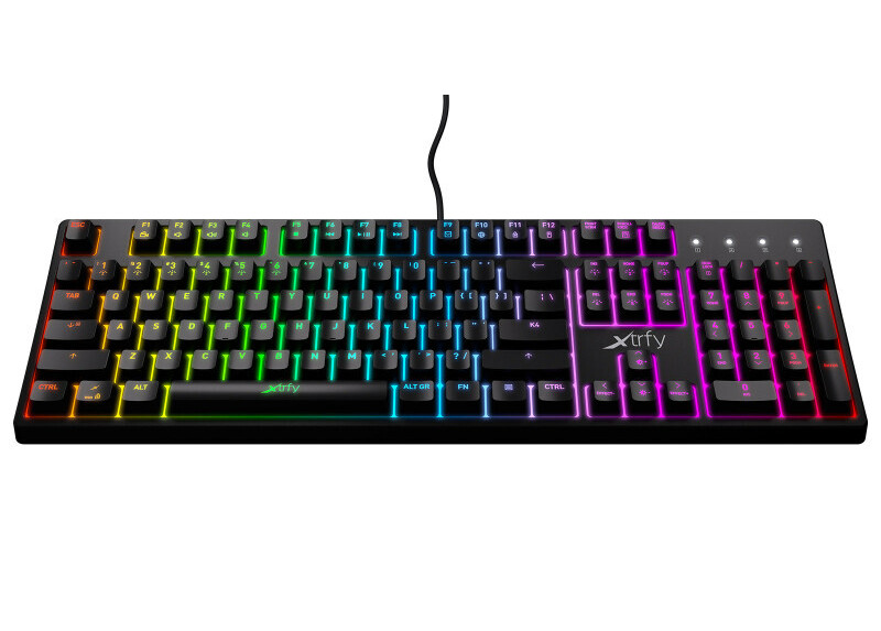 Xtrfy K4 RGB Mechanisch Gaming Toetsenbord AZERTY Belgisch (punt) Layout Xtrfy K4 RGB Mechanisch Gaming Toetsenbord AZERTY Belgisch (punt) Layout