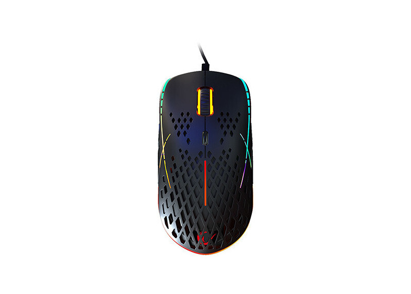 Rampage SMX-R11 Defilade lichtgewicht RGB macro gaming muis USB Zwart Rampage SMX-R11 Defilade lichtgewicht RGB macro gaming muis USB Zwart