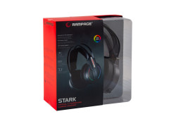 Rampage RM-K6 STARK 7.1 surround sound RGB Gaming Headset met USB aansluiting - Zwart