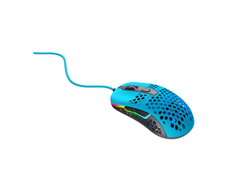 Xtrfy M42 RGB Gaming muis miami blue Xtrfy M42 RGB Gaming muis miami blue