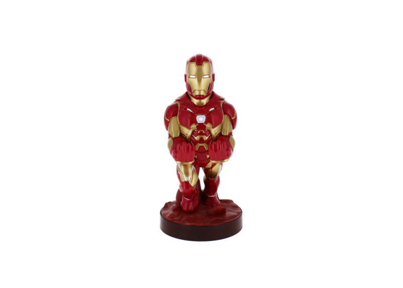 Cable Guy - IRON MAN (Evergreen) telefoon- game ontroller-houder met usb oplaadkabel 8 inch Cable Guy - IRON MAN (Evergreen) telefoon- game ontroller-houder met usb oplaadkabel 8 inch