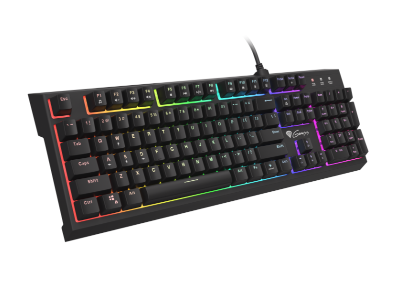Genesis Thor 210 RGB Gaming Keyboard met Hybride mechanische toetsen Zwart Genesis Thor 210 RGB Gaming Keyboard met Hybride mechanische toetsen Zwart