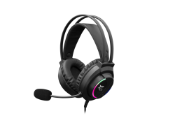 White Shark WOLF GH-2044 USB Gaming Headset voor PS4 en PC met RGB verlichting - Zwart