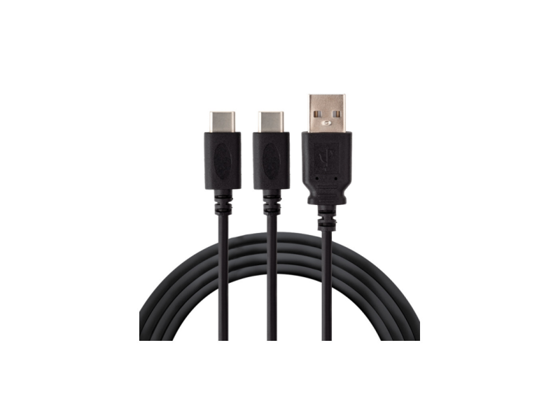 Under Control Playstation 5 Dualsense controller dubbele Oplaadkabel 2,5 meter USB naar USB C - Zwart Under Control Playstation 5 Dualsense controller dubbele Oplaadkabel 2,5 meter USB naar USB C - Zwart