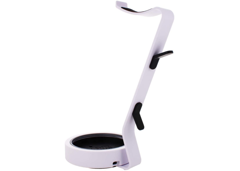 Cable Guy - Headset stand met 2 usb poorten en verlichting - Wit Cable Guy - Headset stand met 2 usb poorten en verlichting - Wit