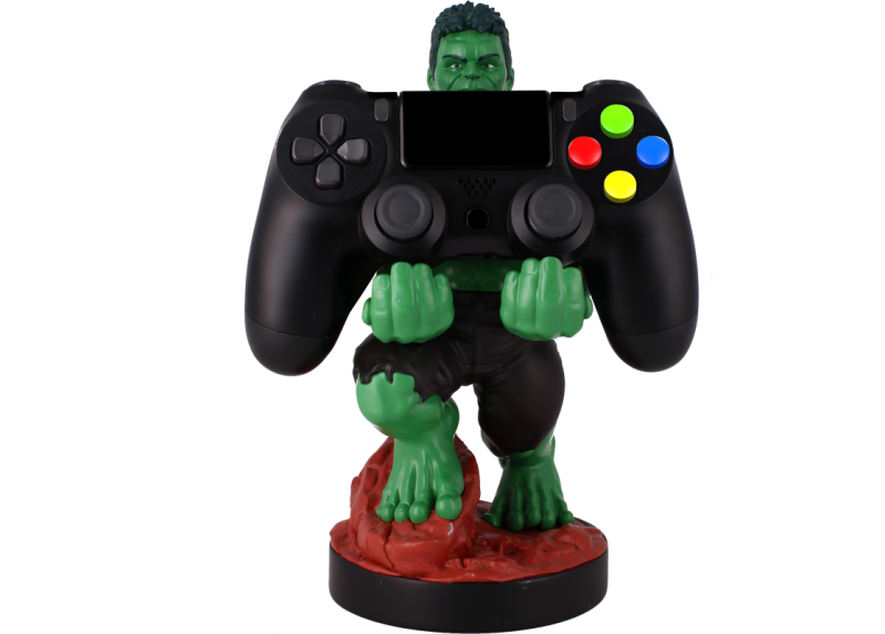 Cable Guy - The Hulk telefoonhouder - game controller stand met usb oplaadkabel Cable Guy - The Hulk telefoonhouder - game controller stand met usb oplaadkabel