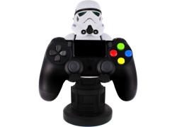 Cable Guy Remnant Stormtrooper (The Mandalorian) telefoon- en game controller houder met usb oplaadkabel