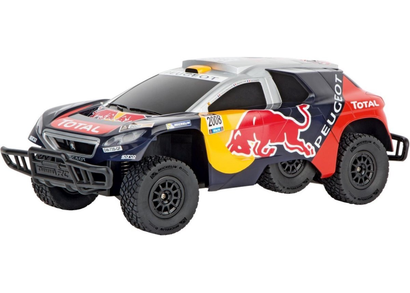 Carrera Peugeot 08 Dakar 16 Red Bull Bestuurbare RC auto Carrera Peugeot 08 Dakar 16 Red Bull Bestuurbare RC auto