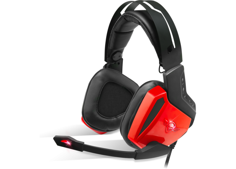 XPERT-H100 7.1 surround sound PC Gaming Headset - Rood XPERT-H100 7.1 surround sound PC Gaming Headset - Rood