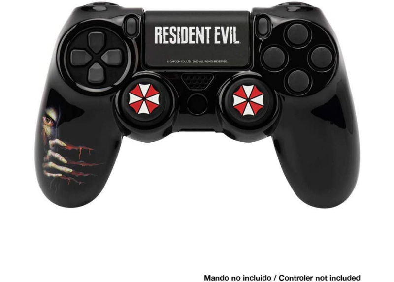 Resident Evil Umbrella PS4 controller skin en thumbgrip combo set Resident Evil Umbrella PS4 controller skin en thumbgrip combo set
