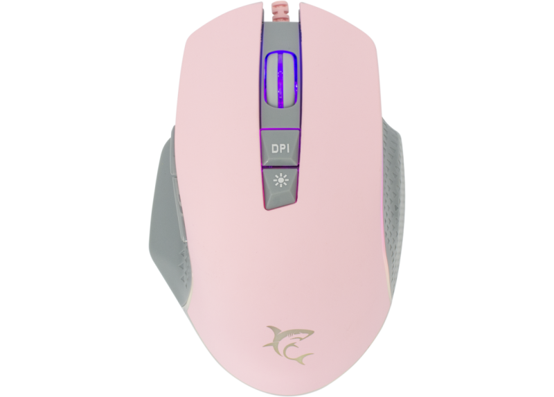White Shark gaming muis Gareth 6400 dpi - roze White Shark gaming muis Gareth 6400 dpi - roze