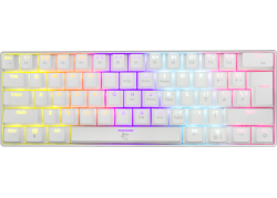White Shark SHINOBI GK-2022 TKL Gaming toetsenbord met LED verlichting en Outemu Rode mechanische switches US Layout Wit