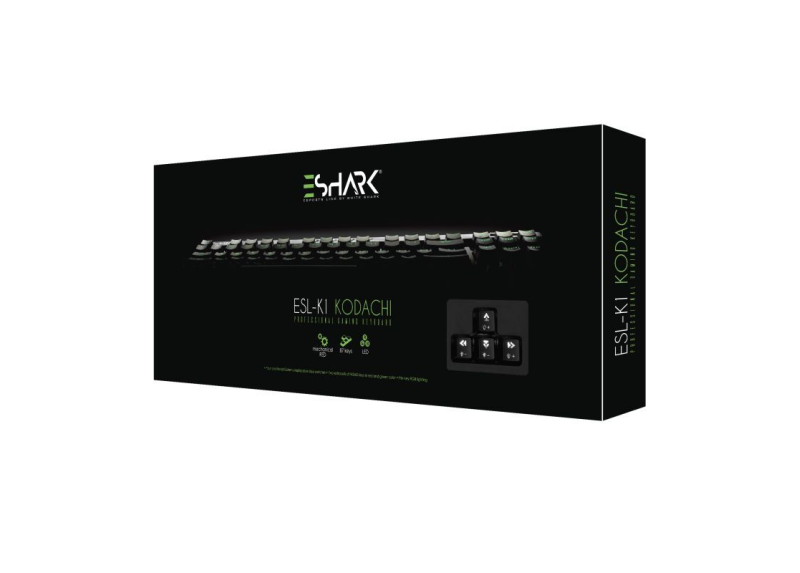 White Shark Premium TKL mechanisch gaming keyboard Kodachi - rode switches White Shark Premium TKL mechanisch gaming keyboard Kodachi - rode switches