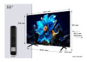 TCL 55P7K 55" | Ultra HD 4K QLED Smart TV (2025) | Google TV + Wifi | Dolby Vision & HDR10 | 60Hz