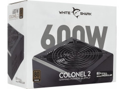 White Shark Colonel 2 | 600 Watt Bronze ATX PSU | Power Supply | Voeding