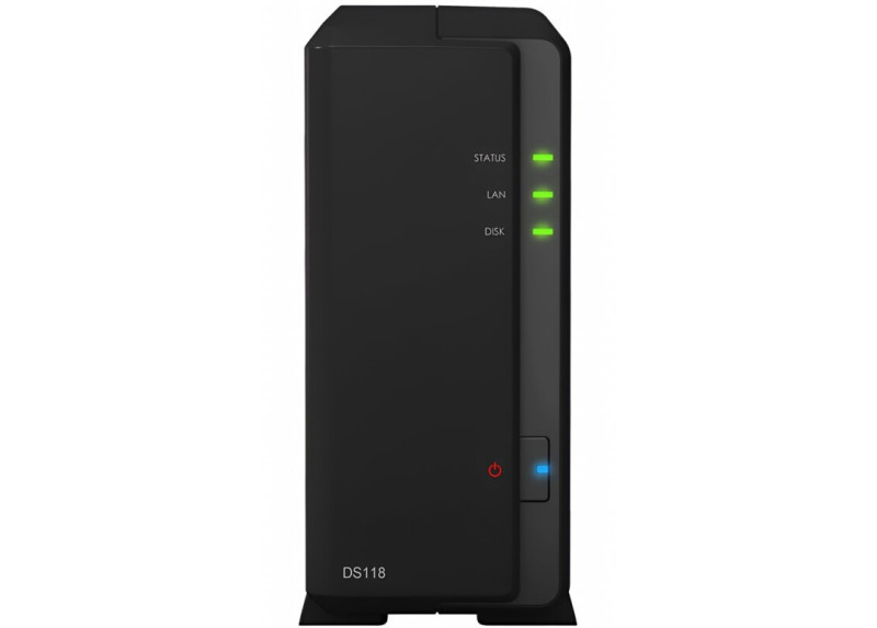 Synology DiskStation DS118 NAS 2TB | 1 Drive Bay | Inclusief 2TB HDD | Zwart