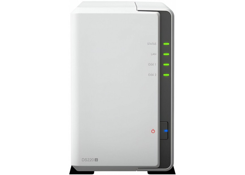 Synology DiskStation DS220J NAS 4TB | 2 Drive Bay | Inclusief 2 x 2TB HDD | Wit