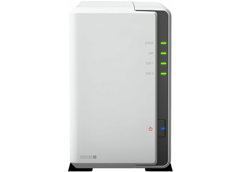 Synology DiskStation DS220J NAS 6TB | 2 Drive Bay | Inclusief 2 x 3TB HDD | Wit