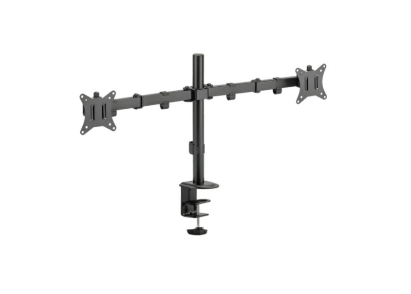 SBOX LCD-352/2-2 | Verstelbare Monitor-bureaubeugel | Tot 32" | Max 9kg | VESA 100x100 | 2 Monitoren