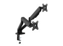 SBOX Flex LCD-S024-2 | Verstelbare Monitor-bureaubeugel | Tot 32" | Max 9kg | VESA 100x100 | 2 Monitoren