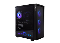 White Shark WARHEAD | Midi Tower Case | Inclusief 4 RGB Fans | Zwart