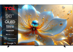 TCL 98T8C 98” | Grote 4K QLED Smart TV | Supersnel 144Hz & Dolby Vision | Google TV + WiFi