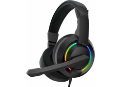 Baracuda HYDRA RGB Rainbow | Gaming Headset 3,5mm & USB | Zwart