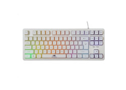 Baracuda KRILL RGB | Tenkeyless Bedraad Gaming Toetsenbord | QWERTY | Wit
