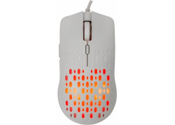 Baracuda OCTOPUS RGB | Bekabelde Gaming Muis | Rechtshandig | USB-A | 3600 DPI | Wit