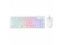 Baracuda ORCA RGB | Bekabeld Gaming Toetsenbord inclusief Muis | QWERTY | Wit
