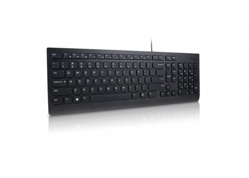 Lenovo Keyboard QWERTY | USB aansluiting | Bulk verpakking | Zwart | Gereviseerd model (resprayed)