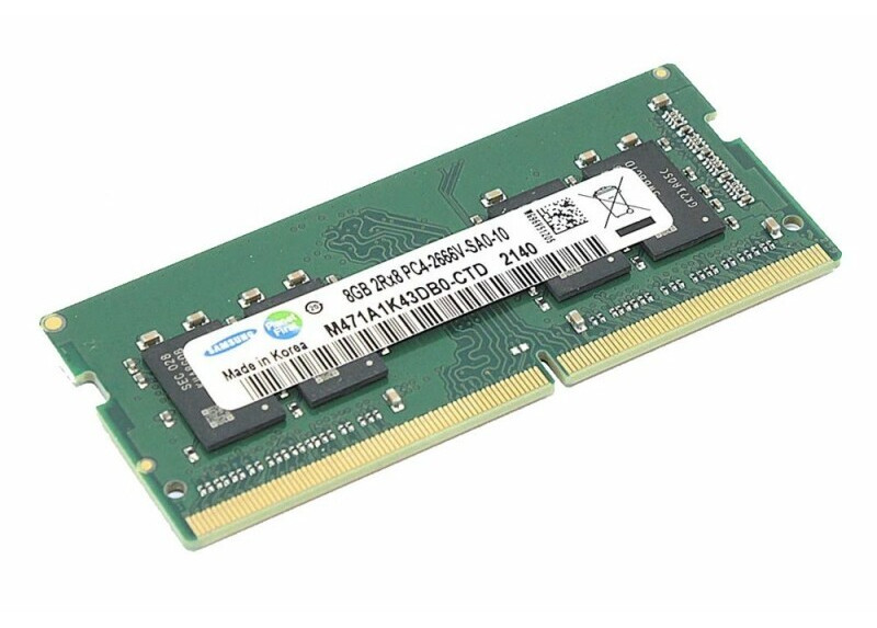 Samsung | 1x8GB DDR4 | 2666MHz | SODIMM | Geheugenmodule | RAM Samsung | 1x8GB DDR4 | 2666MHz | SODIMM | Geheugenmodule | RAM