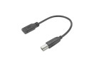ACT USB Type-C® female naar USB-B 2.0 printer adapterkabel 0,2m
