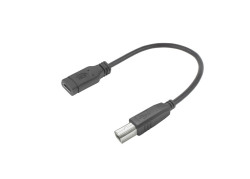 ACT USB Type-C® female naar USB-B 2.0 printer adapterkabel 0,2m