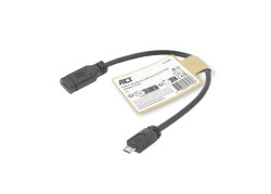 ACT USB Type-C® female naar USB micro B 2.0 male adapterkabel 0,2m