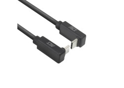 ACT USB 3.0 10Gbps 60W USB Type-C® (haaks boven/beneden) naar USB Type-C® (haaks boven/beneden) kabel, 2 meter