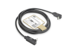 ACT USB 3.0 10Gbps 60W USB Type-C® (haaks boven/beneden) naar USB Type-C® (haaks boven/beneden) kabel, 2 meter
