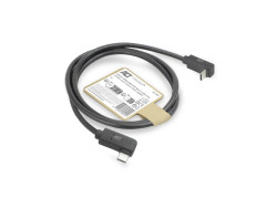 ACT USB 3.0 10Gbps 60W USB Type-C® (haaks links/rechts) naar USB Type-C® (haaks boven/beneden) kabel, 0,5 meter