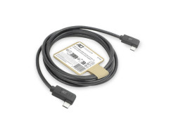 ACT USB 3.0 10Gbps 60W USB Type-C® (haaks links/rechts) naar USB Type-C® (haaks links/rechts) kabel, 1 meter