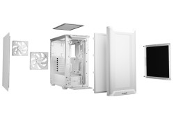 be quiet! PURE BASE 501 Airflow Mesh | Midi Tower Case | Wit