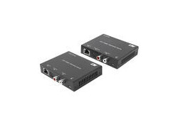 ACT Digitale of analoge audio extender set over CAT5e/6, met DAC, tot 300 meter
