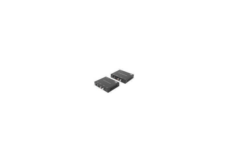 ACT Digitale of analoge audio extender set over CAT5e/6, met DAC, tot 300 meter