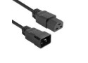 ACT Netsnoer C20 - C21 IEC60320 zwart 1,5 m